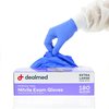 Dealmed Nitrile Disposable Gloves, Nitrile, Powder-Free, XL, 1800 PK, Blue/Violet 787390